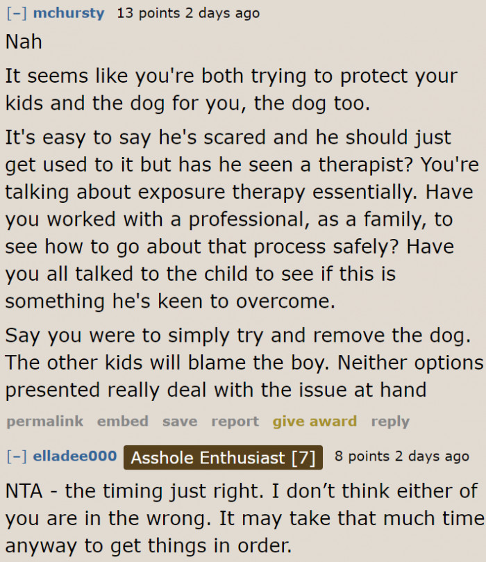 It's just bad timing.