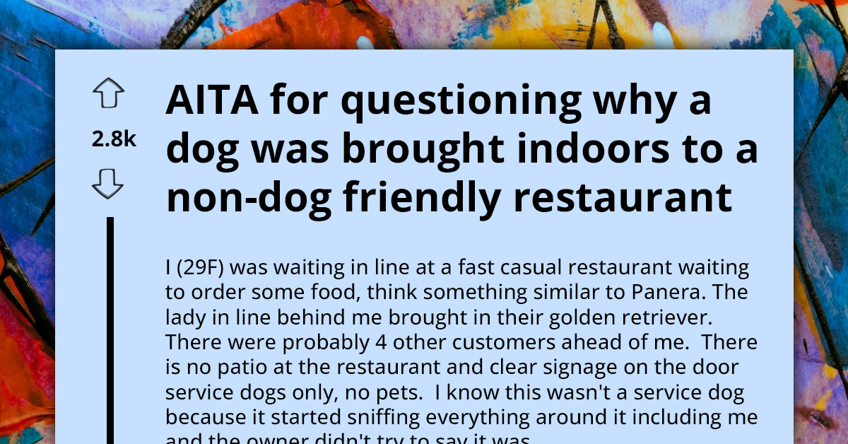 Redditor Locks Horns With Brazen Dog-Mom For Unapologetically Flaunting Her Pooch In Pet-Prohibited Restaurant