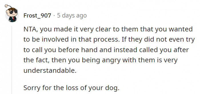 5. There could have been many ways to make the situation much more bearable