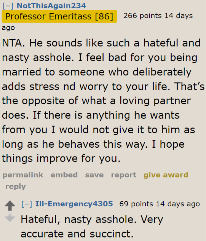 We can only hope the best for the OP.