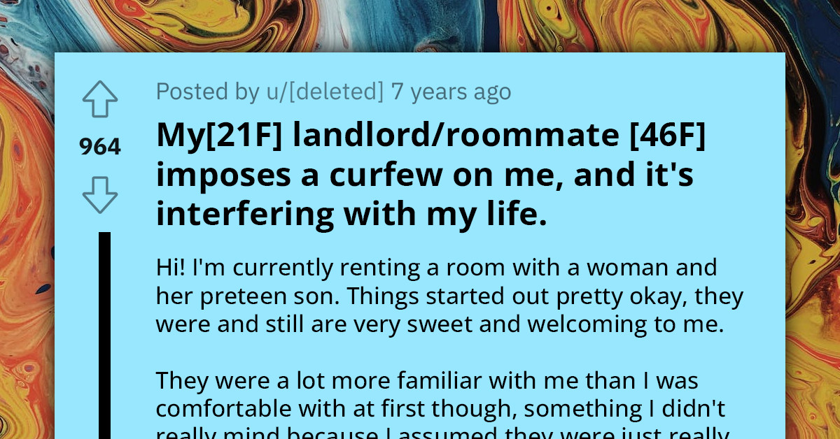 Redditor Creeped Out By Landlord Acting Like Mom, Deals With Early Curfews And Loud Door Alarm That Activates Whenever Door Opens