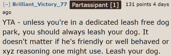 Number One Rule for All Dog Owners