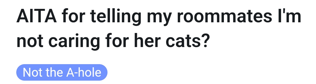 The headline