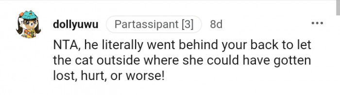 She could have gotten lost, hurt, or worse