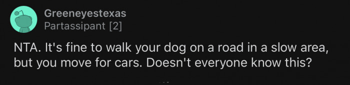 This is supposed to be common sense.