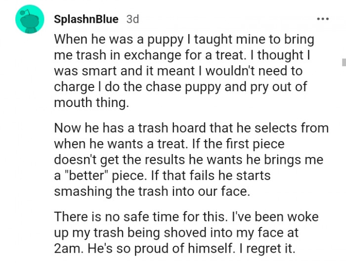 7. There is no safe time for this