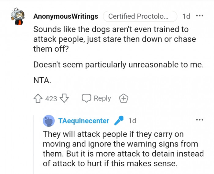 Doesn't seem particularly unreasonable to me