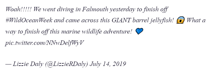 Lizzie Daly expressed her happiness.