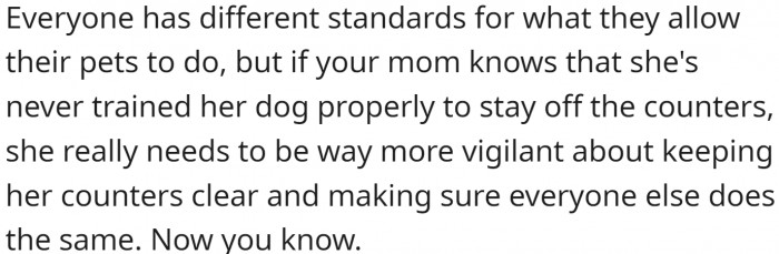 Everyone has different standards...