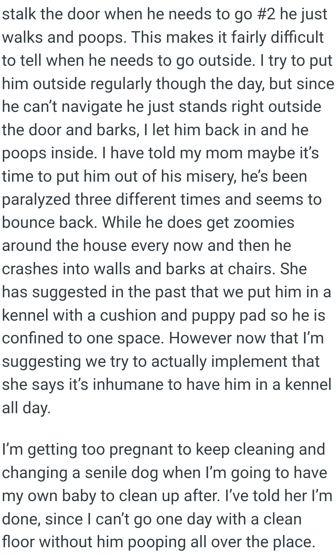 Maybe it's time to put the dog out of its misery