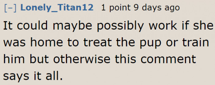 The problem is, the mom is super busy. So the responsibility falls on the OP.