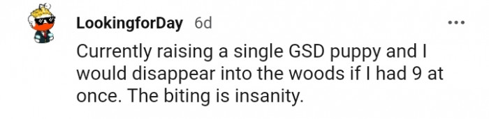 18. The biting is insanity