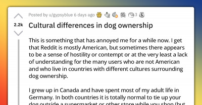 One Reddit Post Sparks A Debate On Different Dog Ownership Cultures - Especially The Differences Between The North And The South