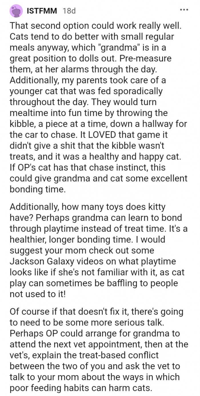 This Redditor also agrees with the second option