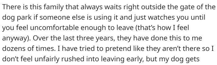 OP tried to ignore them, but once the mom loudly said,