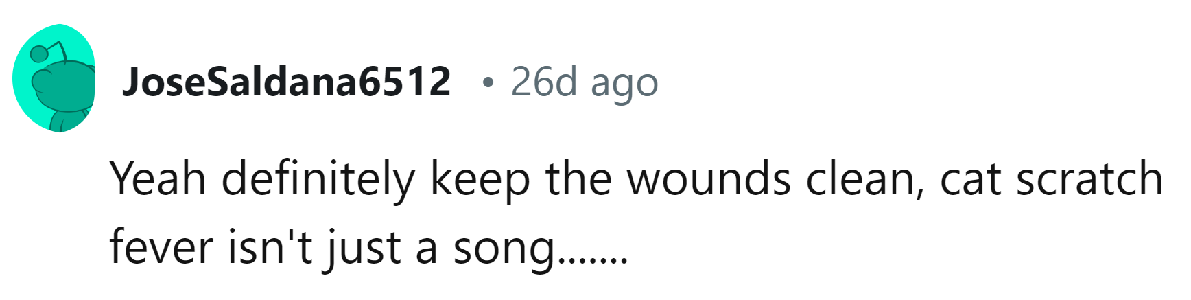 Take care of those wounds!