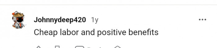 For this Redditor, it is...