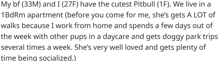 OP (27F) and her BF (33M) have the