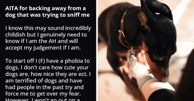 Redditor Gets Insulted For Backing Away From A Dog That Was Trying To Sniff Her
