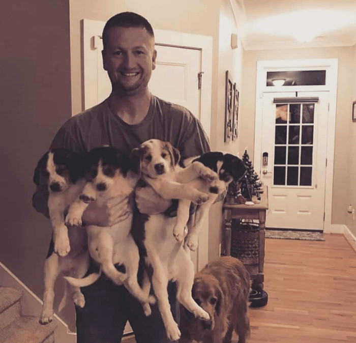 Despite Not Knowing Who the Father Is, the Couple Is Sure That Their Dad Isn't a Retriever