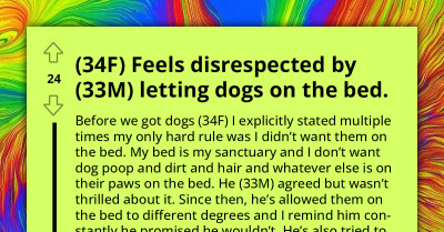 Woman Reaches Her Limit With Partner's Broken Promises, Turns to Reddit for Advice On Dealing With The Dog-On-Bed Dilemma
