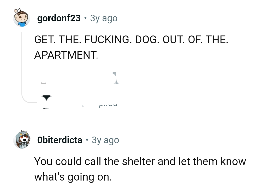 And the comments from other Redditors roll in...