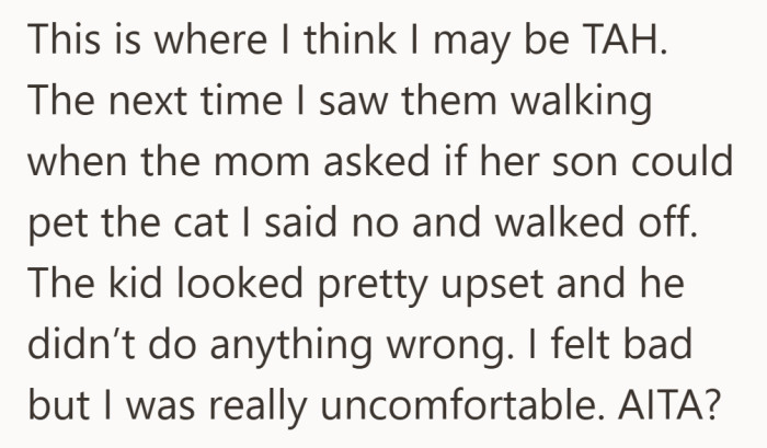 The boundary finally goes up, and the emotional fallout lands exactly where she feared it would.