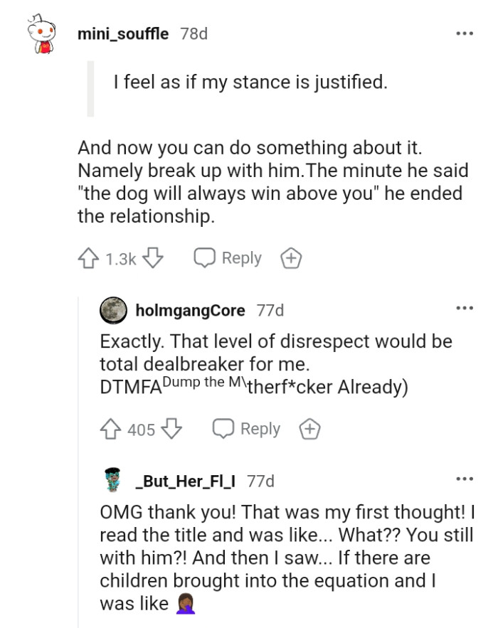 The Dog Will Always Win Over You