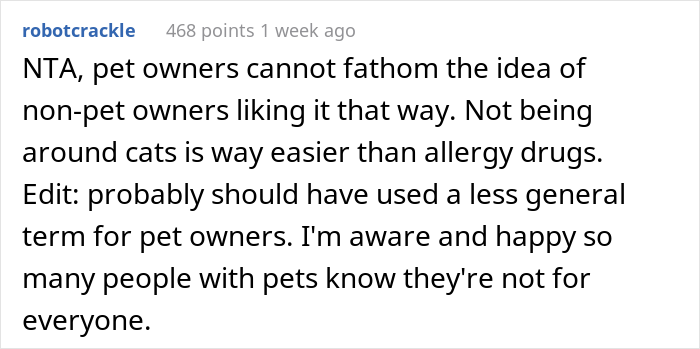 The original poster shared her story on the "Am I The A**hole?" (AITA) subreddit.