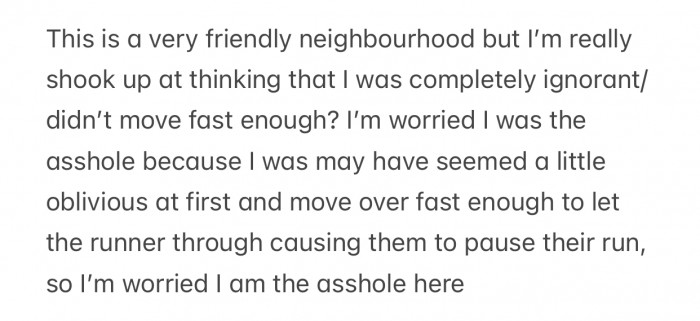 OP worried they might have acted inappropriately, so they decided to consult with the Reddit community.