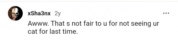 That is not fair to you