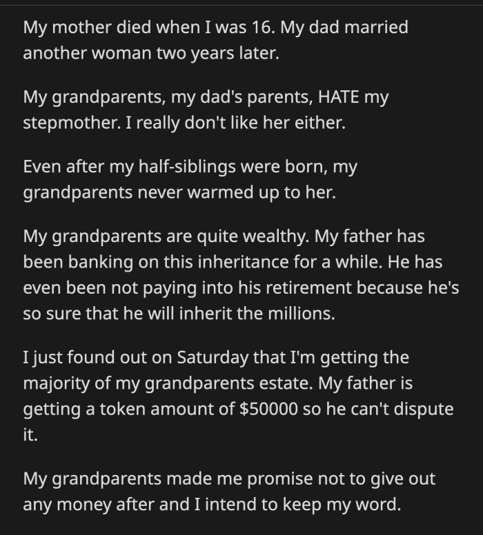 Unaware Of Parents' Revised Will, Rich Heir Neglects Retirement