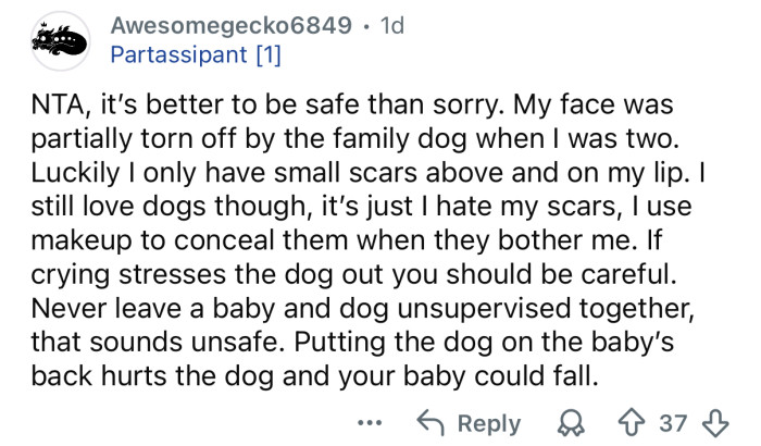 “It’s better to be safe than sorry.”