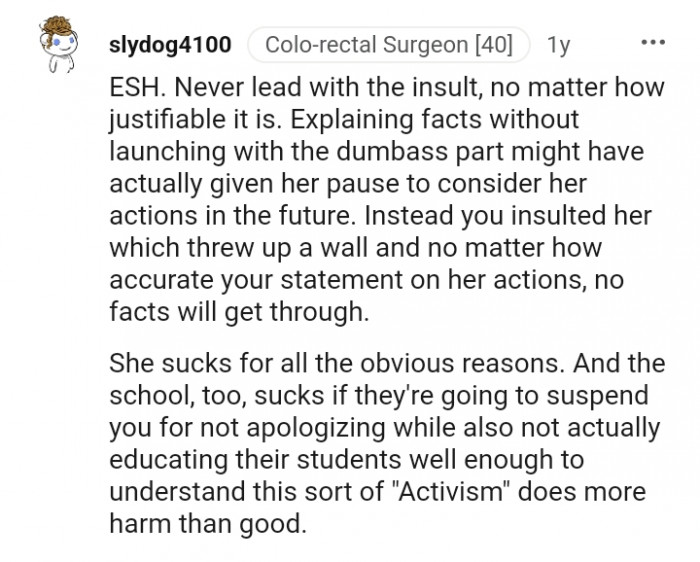 Activism does more harm than good