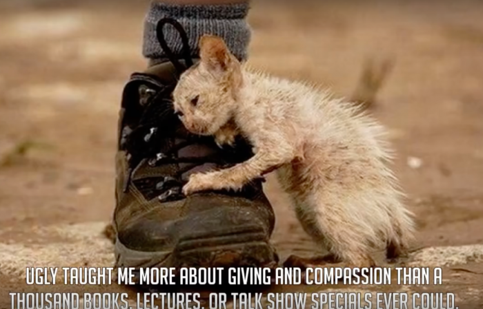 But the people didn't like him because of the way he looked