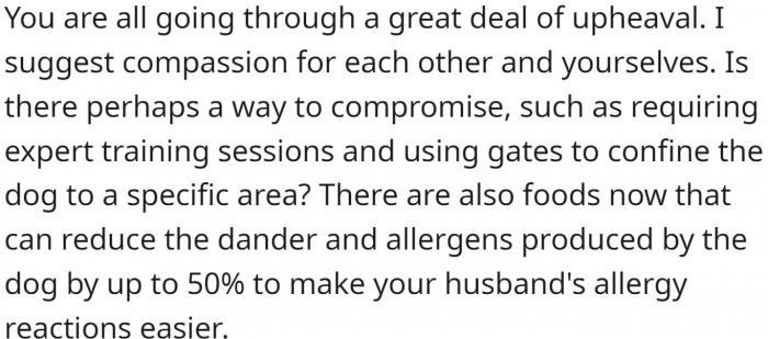 Is there perhaps a way to compromise?