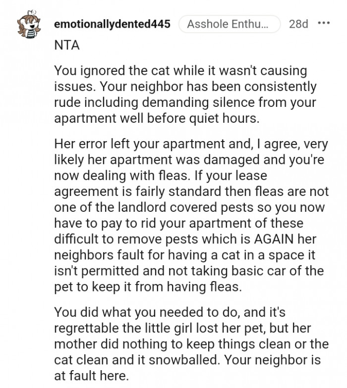 Your neighbor has been consistently rude