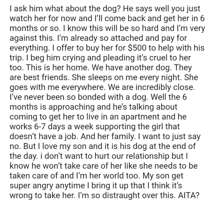 I want to just say no