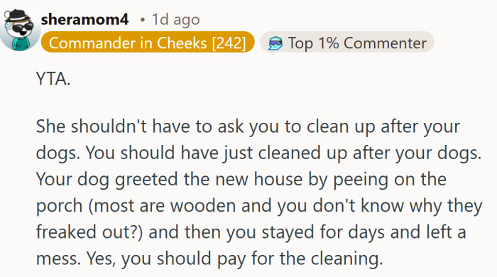 The pups made their grand entrance and the cleaner bill became the encore no one asked for.