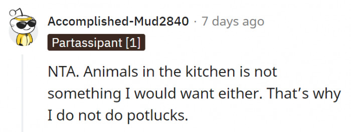 12. You never know what goes into the food other people prepare in their homes