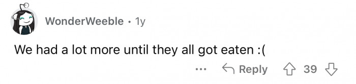 We could have done something about it.