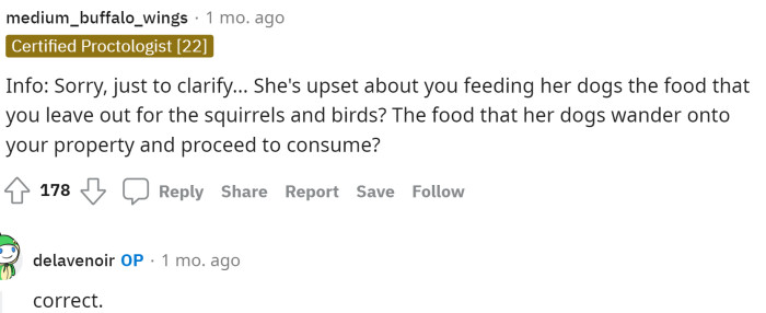 The first comment right off the bat asks for some information just to clarify what the issue is.