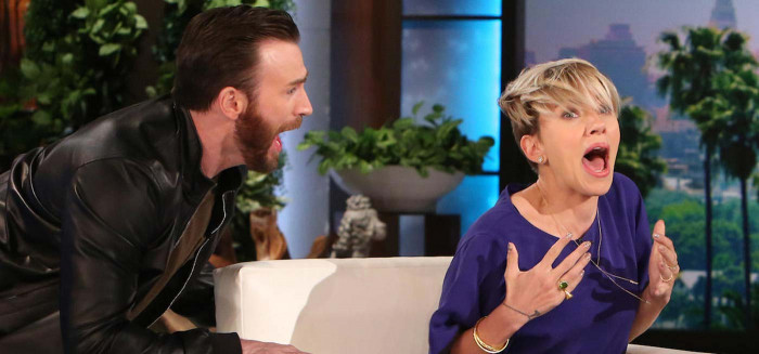 Scarlett has even said that her and Chris are such good friends that she knows him