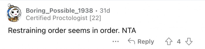 Get a restraining order ASAP!