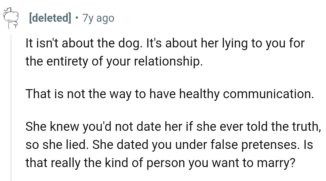 That is not the way to have healthy communication