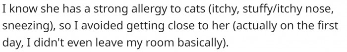 Boss said it is okay, and all coworkers welcomed the kitten. Except one. And she is allergic to cats