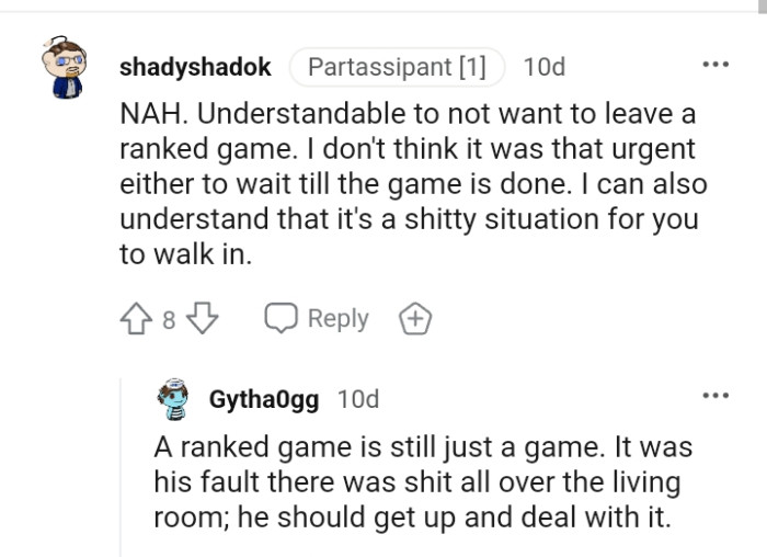 A ranked game is still just a game.