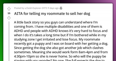 Redditor Tells Her Roommate To Rehome The Dog She Is Constantly Neglecting And Maltreating, Receives Furious Reaction