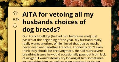 Wife Refuses Husband's Dog Choices After Frenchie's Death