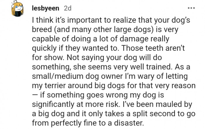 5. Those teeth aren't for show